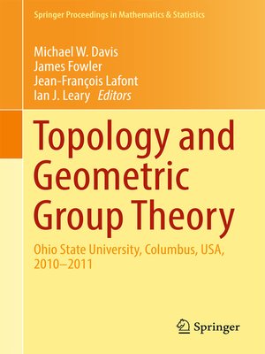 cover image of Topology and Geometric Group Theory